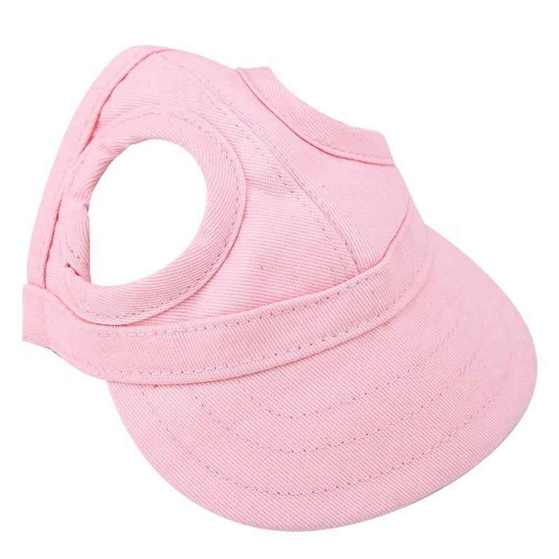 Tnfeeon Pet Baseball, Dog Cat Outdoor Sunbonnet with Ear Holes Adjustable Ste Summer Pet Parent Child Hat(L) - Image 1
